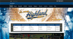 Desktop Screenshot of highlandball.org